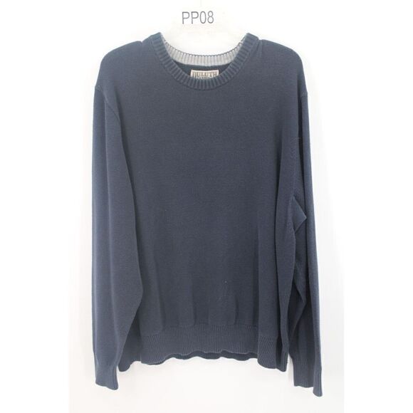 DULUTH COTTON BLEND CREW NECK SWEATER NAVY LUE MENS 2XL - Picture 1 of 6